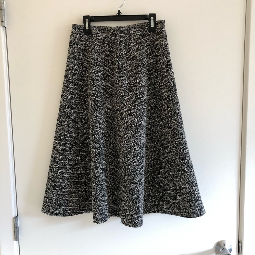 Anthropologie Elastic Waist Midi A-LineSkirt